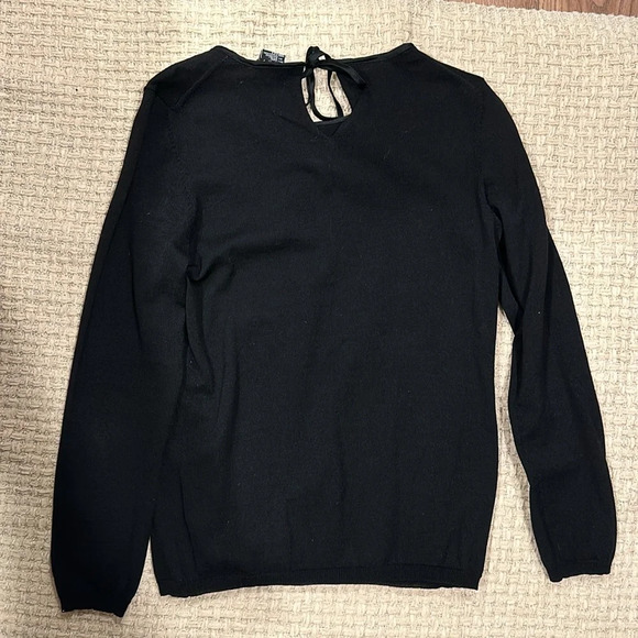 Theory WOMENS soft sweater black color 94% wool - Picture 3 of 5